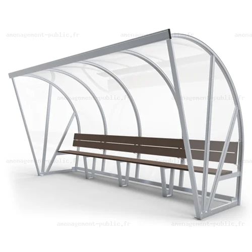 Banc de touche couvert 8 Places